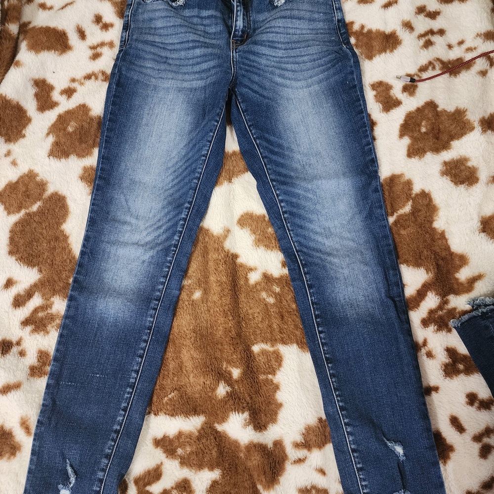 KanCan Distressed Blue Skinny Jeans